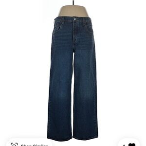 Old Navy Women's Deep Indigo Wide-Leg Jeans